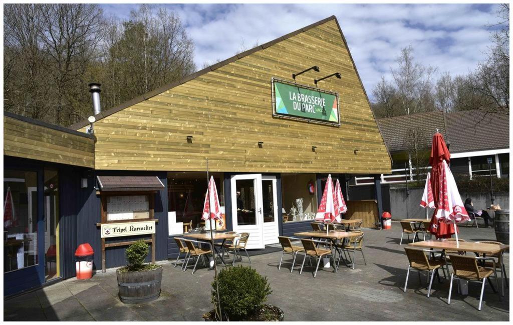 Vila Heavenly Renovated Cabin Near Pittoresque Durbuy - Whistler Exteriér fotografie