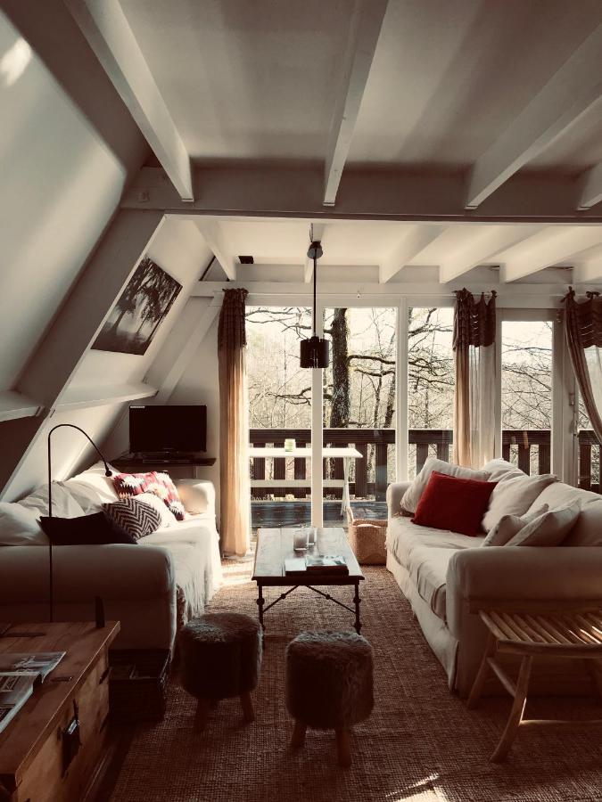 Vila Heavenly Renovated Cabin Near Pittoresque Durbuy - Whistler Exteriér fotografie