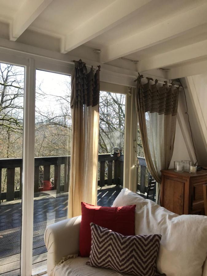 Vila Heavenly Renovated Cabin Near Pittoresque Durbuy - Whistler Exteriér fotografie